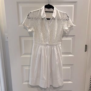 Womens T Tahari White Dress